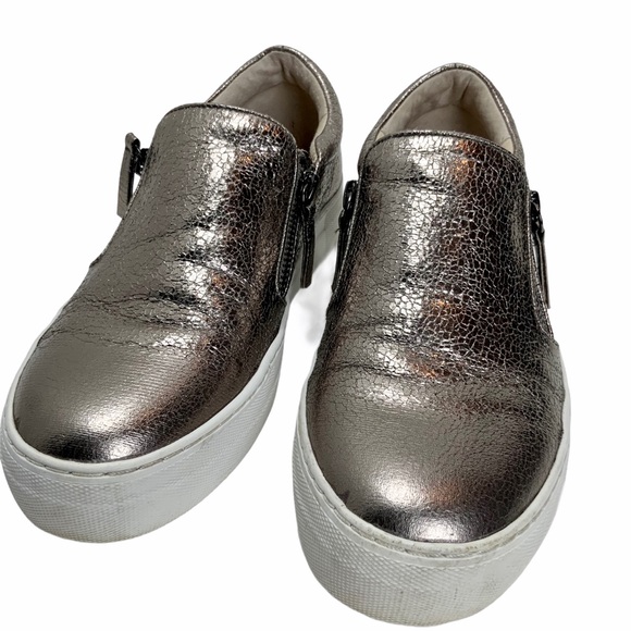 STEVE MADDEN Glaammar Zip Platform Sneaker. SZ 8 - Picture 4 of 13